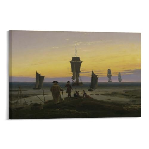 Impression sur toile Caspar David Friedrich deco chambre moderne