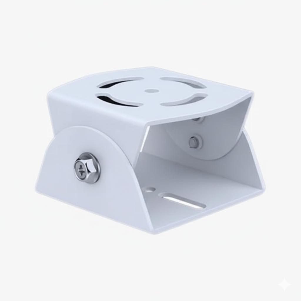 SRB Security Camera Wall Mount, Metal Adjustable Stand Base, Outdoor Bullet Camera Bracket