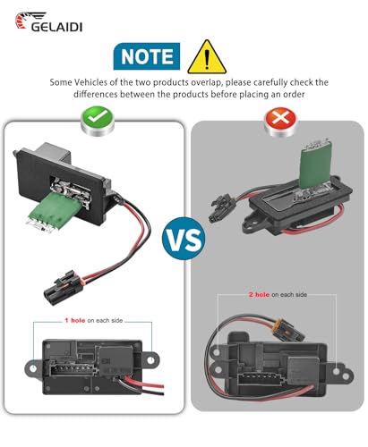 Image of HVAC Blower Motor Resistor for 1999-2006 Chevy Avalanche Silverado Tahoe Suburban & GMC Sierra Yukon | OE Replacement Part #22807122, 973-409, 89019089, 15-81087 | Manual AC Control Module