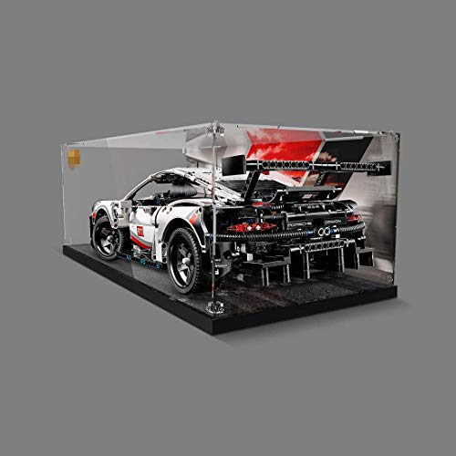 Acrylvitrine staubdichte Displaybox für LEGO Technic - ohne Lego Kit (Inkjetmuster) – Bild 4