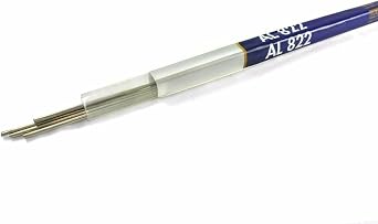 for Lucas Milhaupt AL 822 Flux Cored Aluminum Solder, 4 Rods, Brazing Alloy, 99088