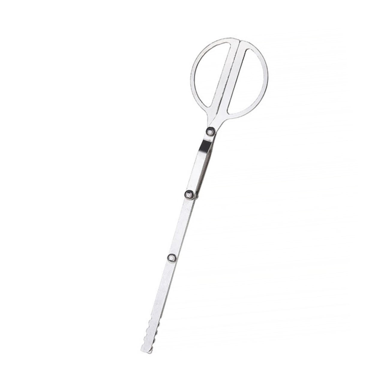 MAGICLULU 3pezzi Pinza Per Barbecue Acciaio Inossidabile Clip Per Legna Utensili Da Cucina Per Grigliate e Picnic Design Pieghevole e Pratico Per Esterni