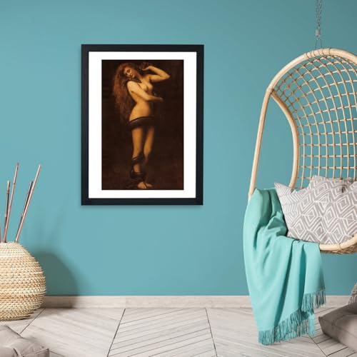 Grande affiche encadrée John Collier Lilith 1887 Spiffing Prints