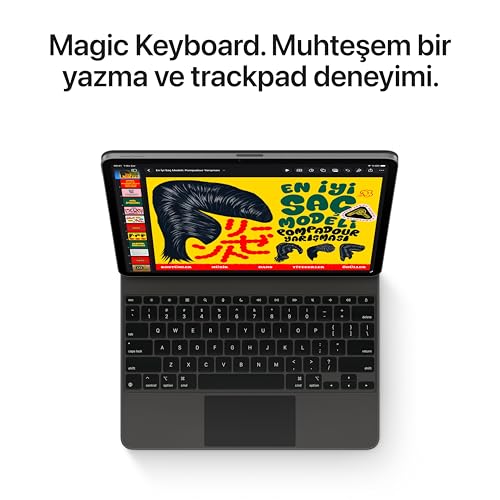 Apple iPad Air 13 inç (M4): Liquid Retina Ekran, 128 GB, 12 MP Ön/Arka Kamera, Apple N1 ile Wi-Fi 7 — Uzay Grisi