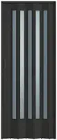 Porta Sanfonada Pvc Translúcida 210x60cm Bcf Preto