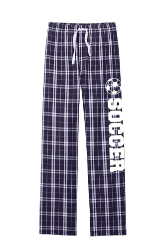 Soccer Team District Plaid Flannel Pajama Pants Spirit Wear