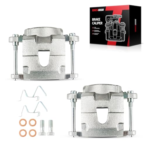Image of Torchbeam Front Brake Calipers Set for Chevrolet 1983-1985 1994-2003 S10 2.2L, Chevrolet 1988-2003 S10 4.3L, Chevrolet 1982-1992 Camaro, Front Left and Front Right Calipers Replace # 184071+184072