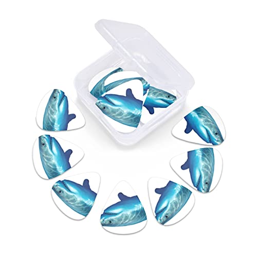 Pack de 12 médiators de guitare grand requin blanc pour guitare électrique guitare acoustique diverses guitares - Les Beatles, Paul McCartney, John Lennon, RIngo Starr, George Harrison Pack de 12 médiators de guitare grand requin blanc pour guitare électrique guitare acoustique diverses guitares – Image 6