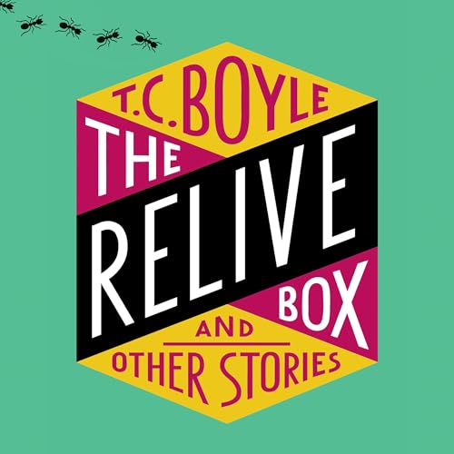 Diseño de la portada del título The Relive Box and Other Stories