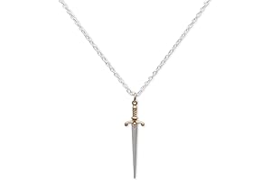 Handcrafted Sterling Silver Sword Pendant for Men