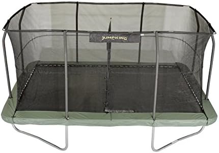 JumpKing 10 x 15-Foot Rectangular Trampoline and Enclosure Combo