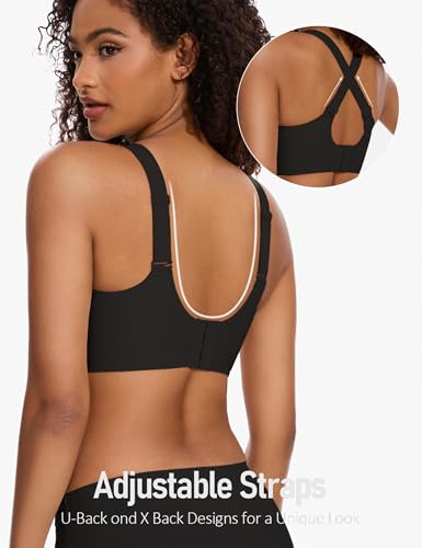 Image of GXOULRRA V Lace Wireless Jelly Bra Seamless Push Up Bras for Women No Underwire Full Coverage Comfortable Sleep Bralette