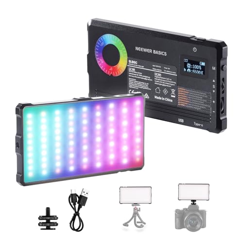 Luz Video RGB Recargable Elimina Sombras en Grabaciones de Video