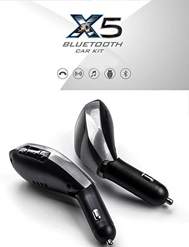 C-Zone BT hands-free car kit,MP3 Player Wireless Bluetooth FM Transmitter Radio Adapter Car Charger with USB SD Card Reader for Samsung Huawei OPPO vivo LG ASUS Google Smartphone - Thumbnail 3
