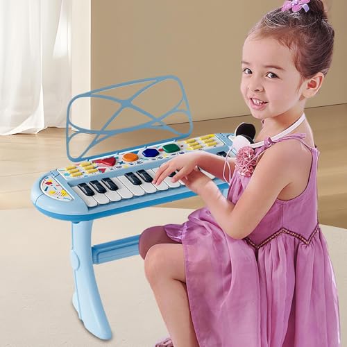 Teclado de piano para niños ideal para jugar y cantar en la sala o el jardín de casa 6