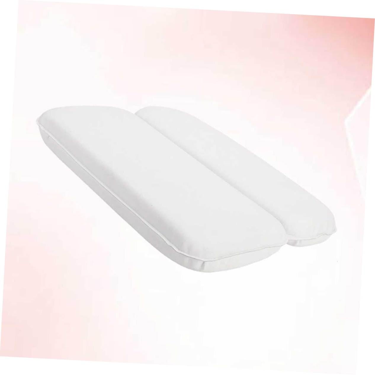 Almohada de Baño de PU Ventosa de Color Claro y Forma Cómoda