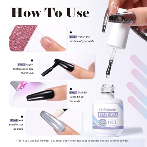 Esmalte de gel negro funcional miniatura 4