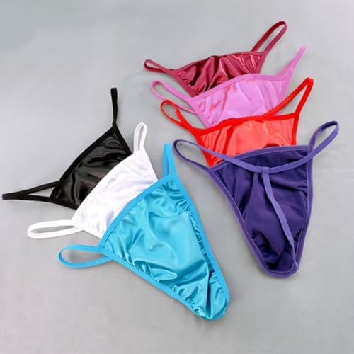 Male Satin Sissy Panties T-back G-String Male Gay Sissy Lingerie Design Thongs For Men3
