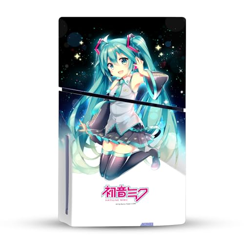 Skin Hatsune Miku PS5 Slim Disc pour protéger de l'usure et masquer les rayures