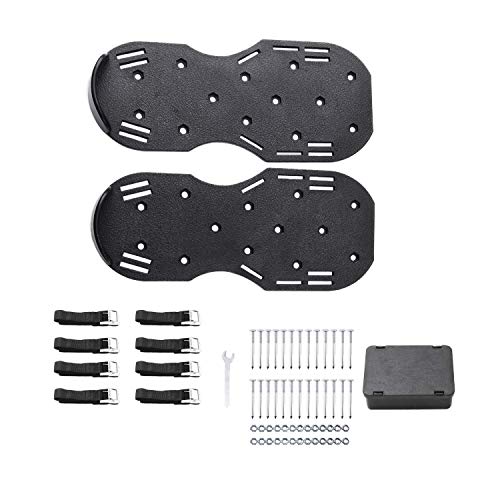 Professionele nagelschoenen, nagelzool, estrikschoenen 55 mm - bouwpakket 55 mm - Bausatz zwart