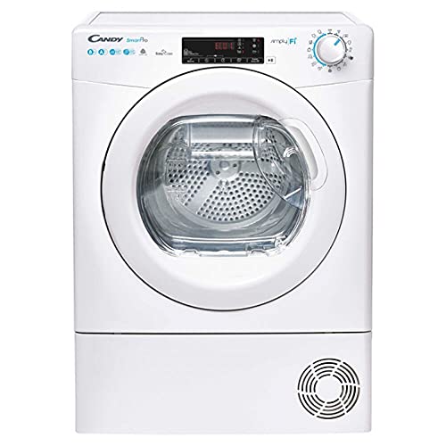 Candy Secadora Csoh8A2Tes, Blanco, 8 Kg, Bomba de Calor, A++ (RXZER23)