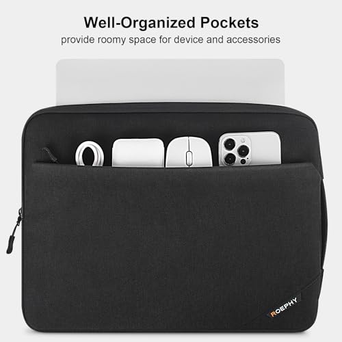 Funda para laptop de 17 pulgadas color negro miniatura 2