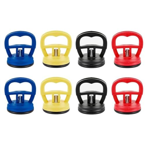 LATRAT 8pcs Dent Extractor de Dent Ventosa Auto Body Dent para Computadora, Pantalla Teléfono Tableta Pantalla Herramienta de Reparación de Pantalla 5.6 cm