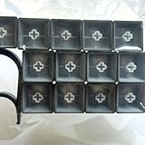 13PCS Backlit Gaming Keycaps Keycap Key Top for Corsair K63, K65,K66,K68,K70,K95 / Logitech G pro x G512 G710+ G610 / Redragon K585 / IKBC c87 c104 MX Mechanical Gaming Keyboard (Black) - Image 3