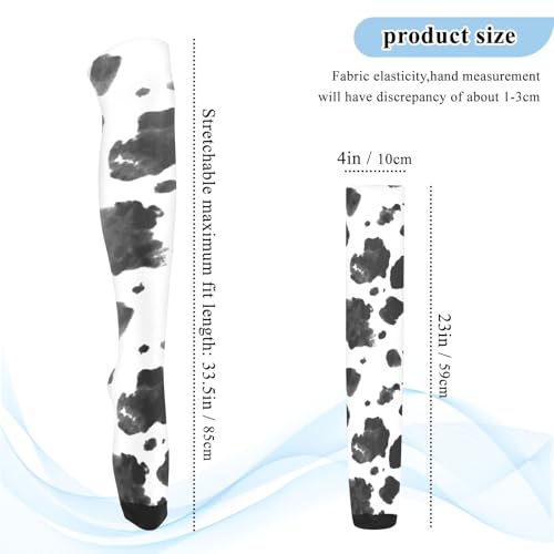 Women High Thigh Socks Over Knee Socks Long Stockings Cheetah Leopard Print Animal Leg Warmers Boot3