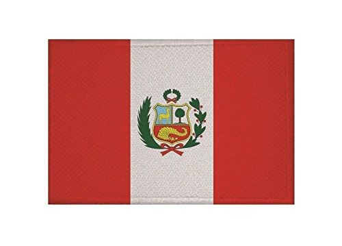 U24, Toppa con bandiera della Perù, 9 x 6 cm