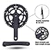 DRIFT MANIAC Bicycle Crankset 50/34T 52/42T 110BCD Square Taper for Road Treking Bike 170mm Crank Arm