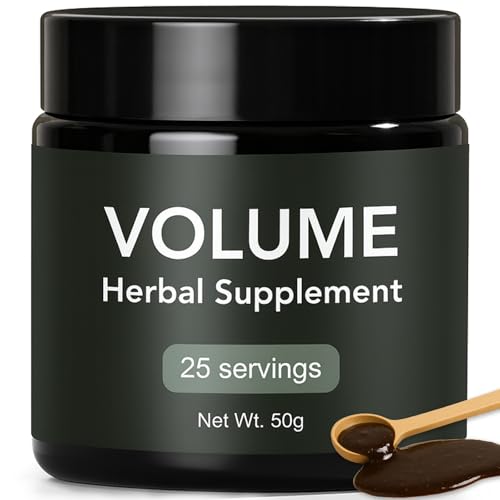 Primal Herbs Volume for Men | Organic Volume Herbal Mix Supplement | Plant-Based Formula with Maca Root, Siberian Ginseng and American Ginseng | Energy, Strength and Immunity | 25 Servings / 1.76OZ