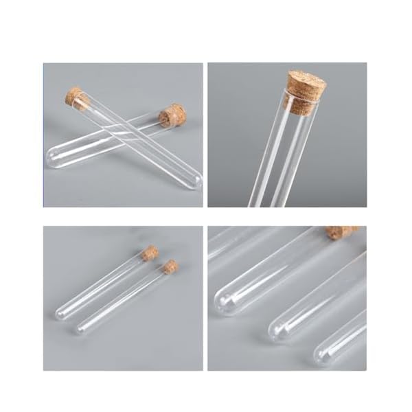 10Pcs-Clear-Plastic-Test-Tubes-with-Cork-Stoppers-15x150mm-13ml-Good-Seal-for-Jewelry-Seed-Beads-Powder-Spice-Liquid-Storage-Lab-Use-or-Decoration 10Pcs-Clear-Plastic-Test-Tubes-with-Cork-Stoppers-15x150mm-13ml-Good-Seal-for-Jewelry-Seed-Beads-Powder-Spice-Liquid-Storage-Lab-Use-or-Decoration