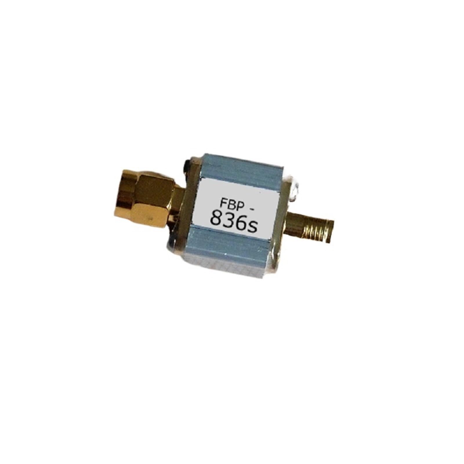 Filtro passa-banda 836 (824-849) MHZ GSM900, larghezza di banda 25MHz, interfaccia SMA