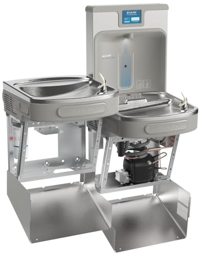 Image of Elkay LZSTL8WSLP ezH2O Enhanced Filtered Bottle Filling Station w / Fountain
