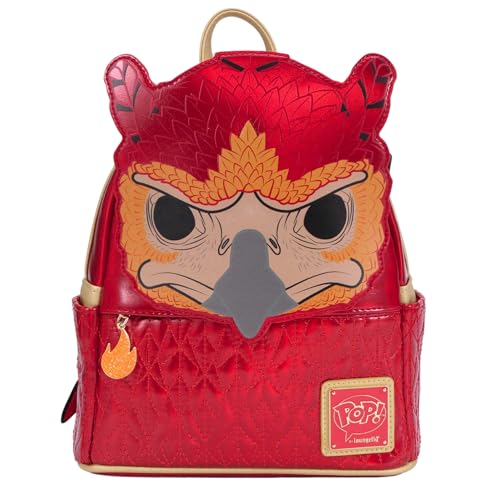 Image of Loungefly Pop! Harry Potter Fawkes Phoenix Cosplay Double Strap Shoulder Bag
