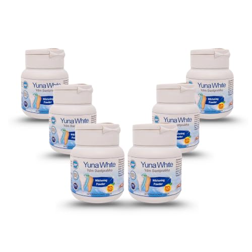 Image of Yunawhite Dantprabha Ayurvedic Medicinal Teeth Whitening Powder | Natural Teeth Whitening & Stain Remover | Herbal Dant Manjan for Plaque & Tartar Control | Fluoride & SLS-Free| Heals Sensitive |Fights Cavities & Bad Breath|Organic & Vegan