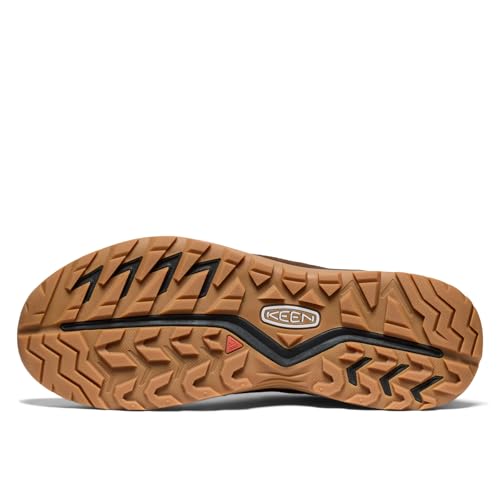 KEEN Men's Hightrail Vent Low Height Durable Lightweight Breathable Leather Hiking Shoes 6