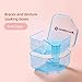 YANDY Denture Bath Box Cup, Complete Clean Care for Dentures, Clear Braces, Mouth Guard, Night Guard & Retainers