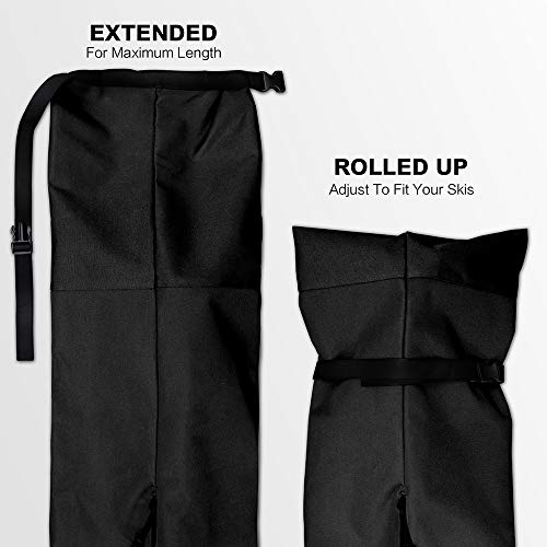 image for OutdoorMaster Ski Bag - Travel with Skis Up to 200 cm | Waterproof, Er