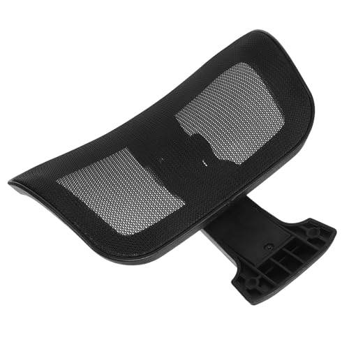 PRETYZOOM Reposacabezas Ajustable para Silla de Oficina y Escritorio, Cojín Ergonómico Soporte para Cuello y Cabeza, Material Flexible Negro, Accesorio para Sillas de Casa y Trabajo