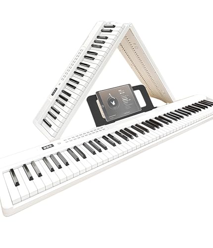 jshigogo dqsAm 88 ܂ݎ SWAN-X  sAmƓՃTCY RpNg gт₷ y [d^ MIDIΉ y_ \tgP[X ՃV[ KpCzt ([zCg܂肽] 88 Bluetooth 