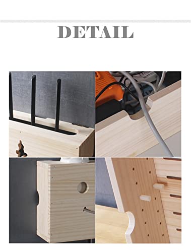 Wall Mounted Floating Shelf For Living Room Decorative Cover Cable Management Box Wifi Router Storage Box - 13.3X3.9X7.8Inches #TOP5