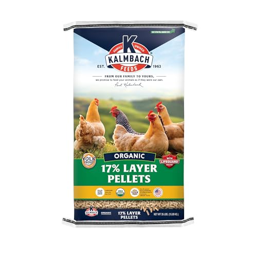 Kalmbach Feeds 17% Organic Layer Pellet for Chickens