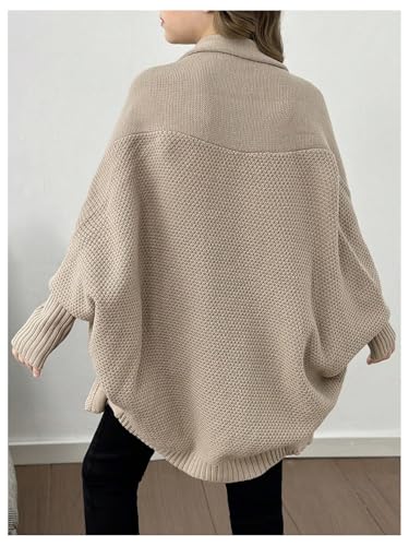 SOLY HUX Girl's Oversized Cardigan Open Front Long Sleeve Sweater Outerwear Fall Clothes3