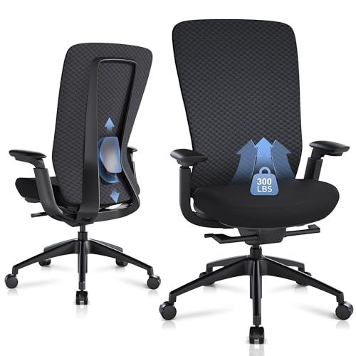 COLAMY Neza Ergonomic Mesh Office Chair with Flexible Backrest, Executive Desk Chair, Computer Chair...