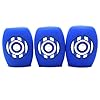 2 Pack Customize Logo on Microphone Foam Windscreens Handhold Mic Foam Covers Windshields with Logo Printed for TV Interview Broadcast Microphones (Blue) #3