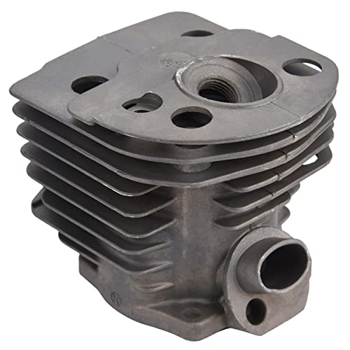 Image of Chainsaw Cylinder Piston Kit for 50,51,55, Replacement Parts with Circlip, Piston Pin, Spark Plug, Pressure Relief Valve, Piston Needle Roller