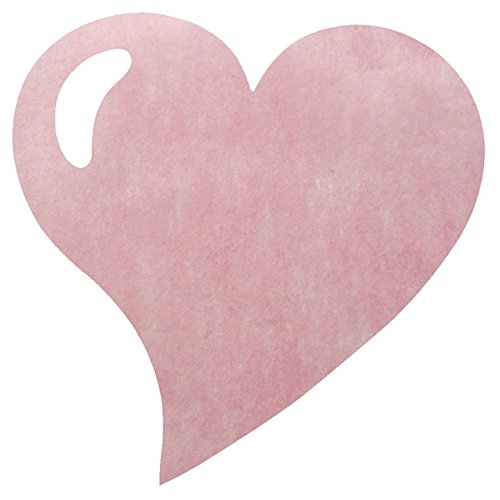 Santex 2935-05 Set de Table Forme Cœur Tissu Rose 38 x 38 x 0,01 cm