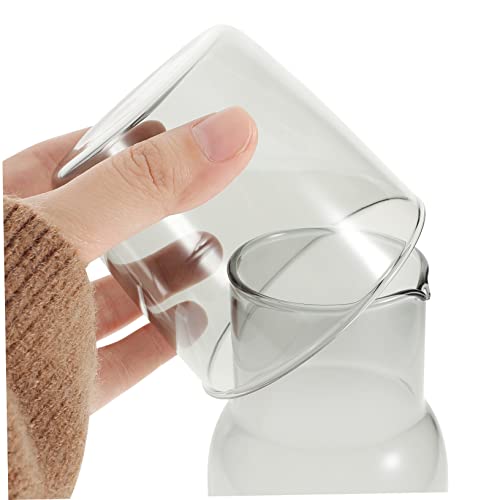 Set copa de vidrio con tetera para bebidas miniatura 4